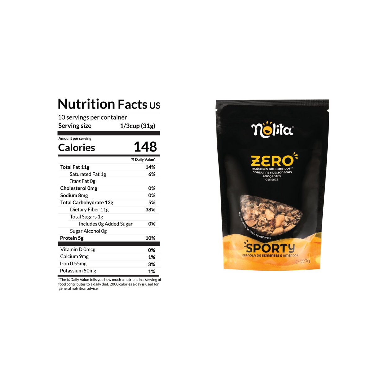 Sporty granola with Seeds & Almonds