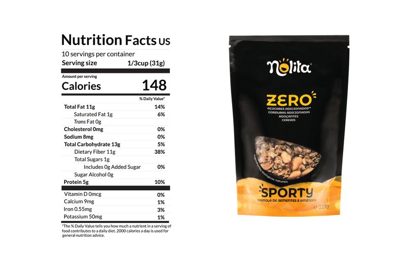 Sporty granola with Seeds & Almonds