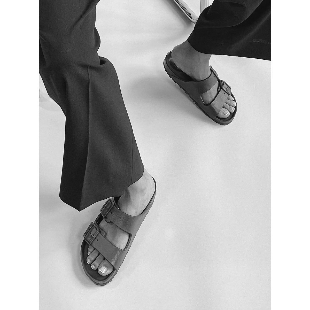 thies 1856 ® Ecofoam Sandal vegan silver