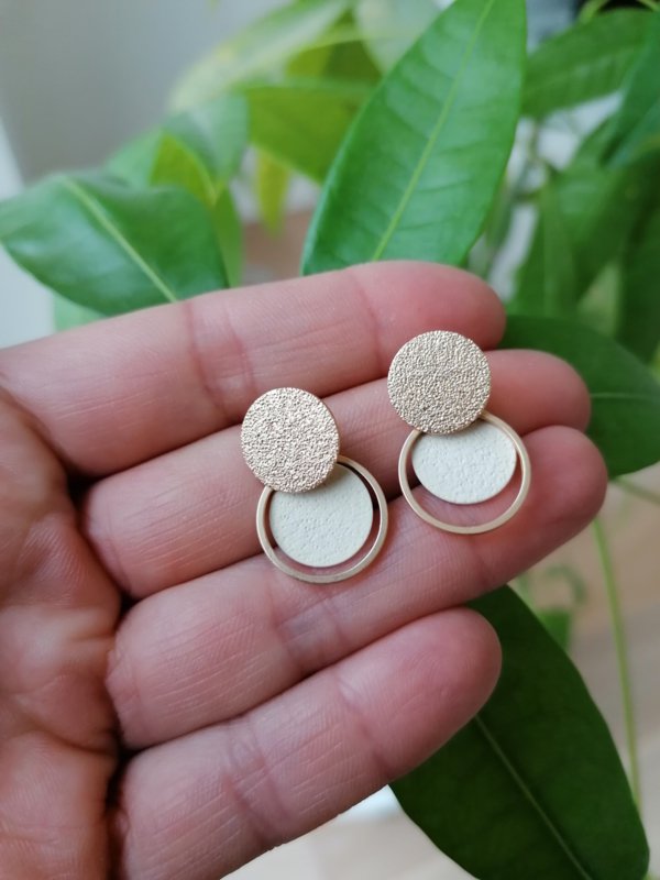 Thea (guld-hvid)