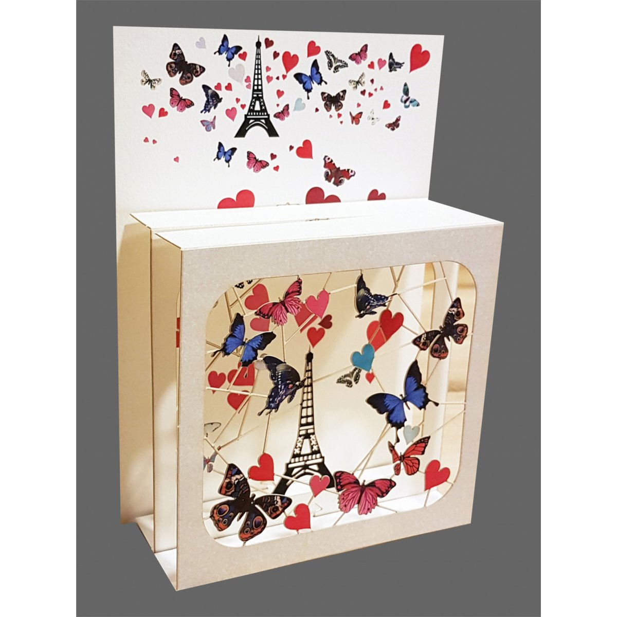 Forever Cards Magic Box Wenskaart - Eiffel Tower