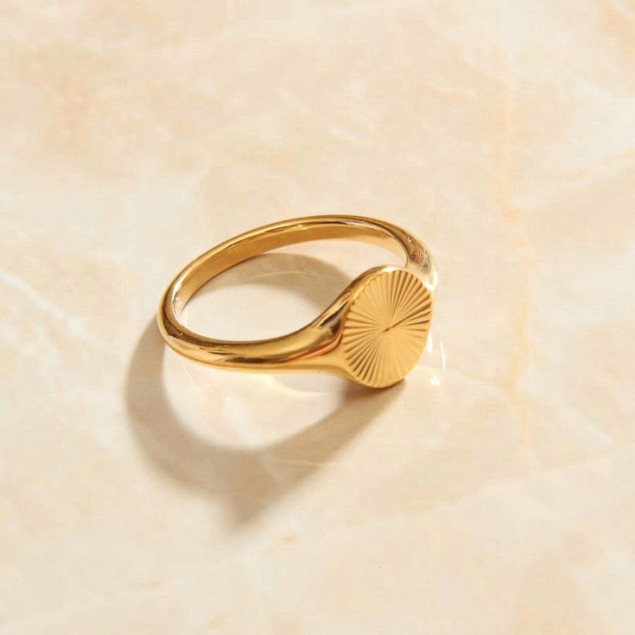 Peyton - Geometrischer Starburst-Ring