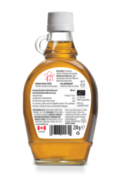 UNICA FONTE Sciroppo d'Acero Biologico, Canada Grado A, dorato, delicato - 250g