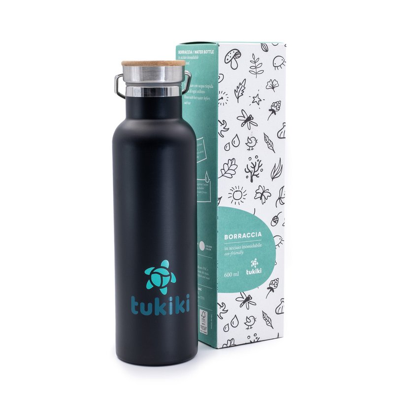 Tukikis schwarze Flasche