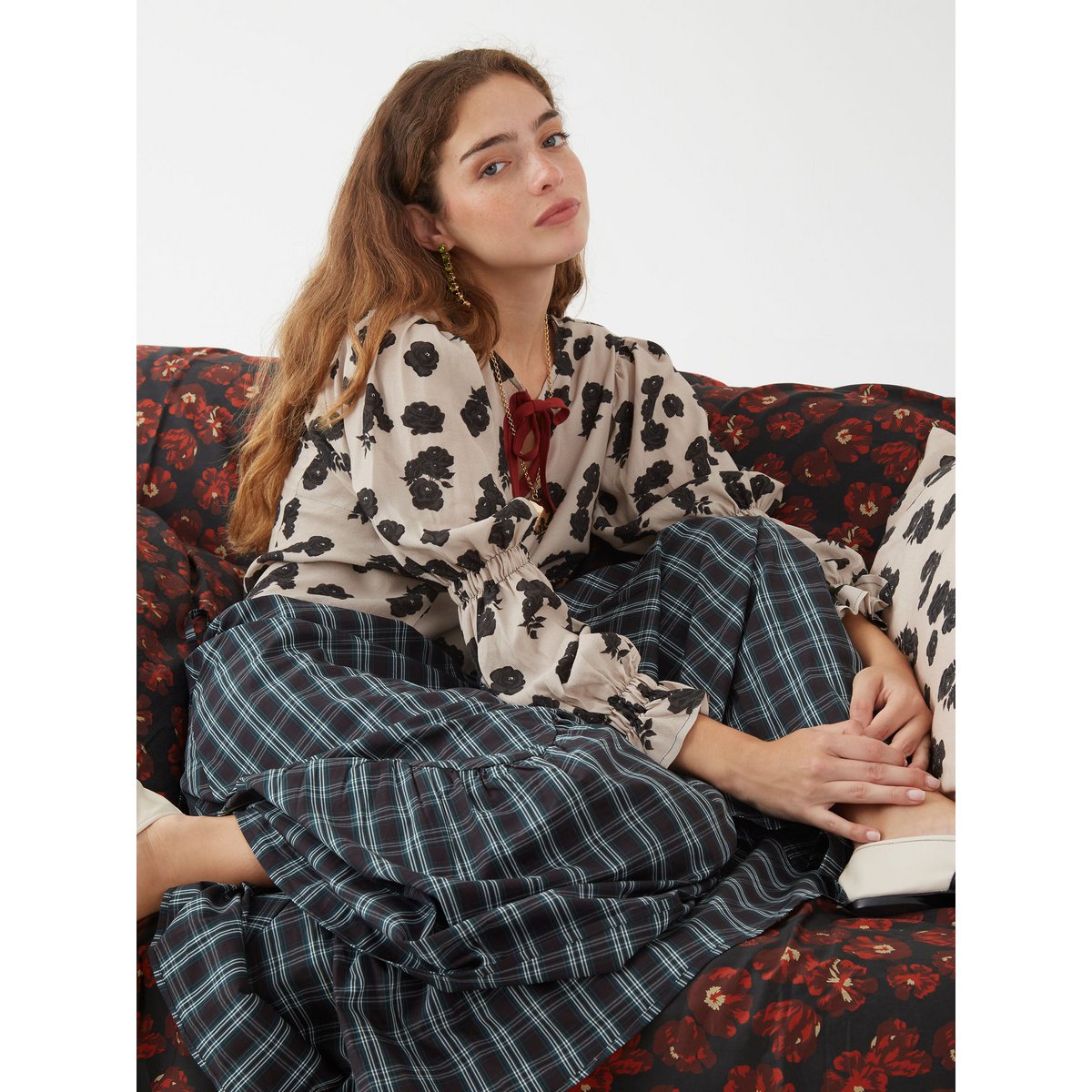 Echo bloemenprint blouse