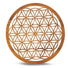 Lcw Incense Holder Flower of Life 20 Cm Set of 2   Pcs
