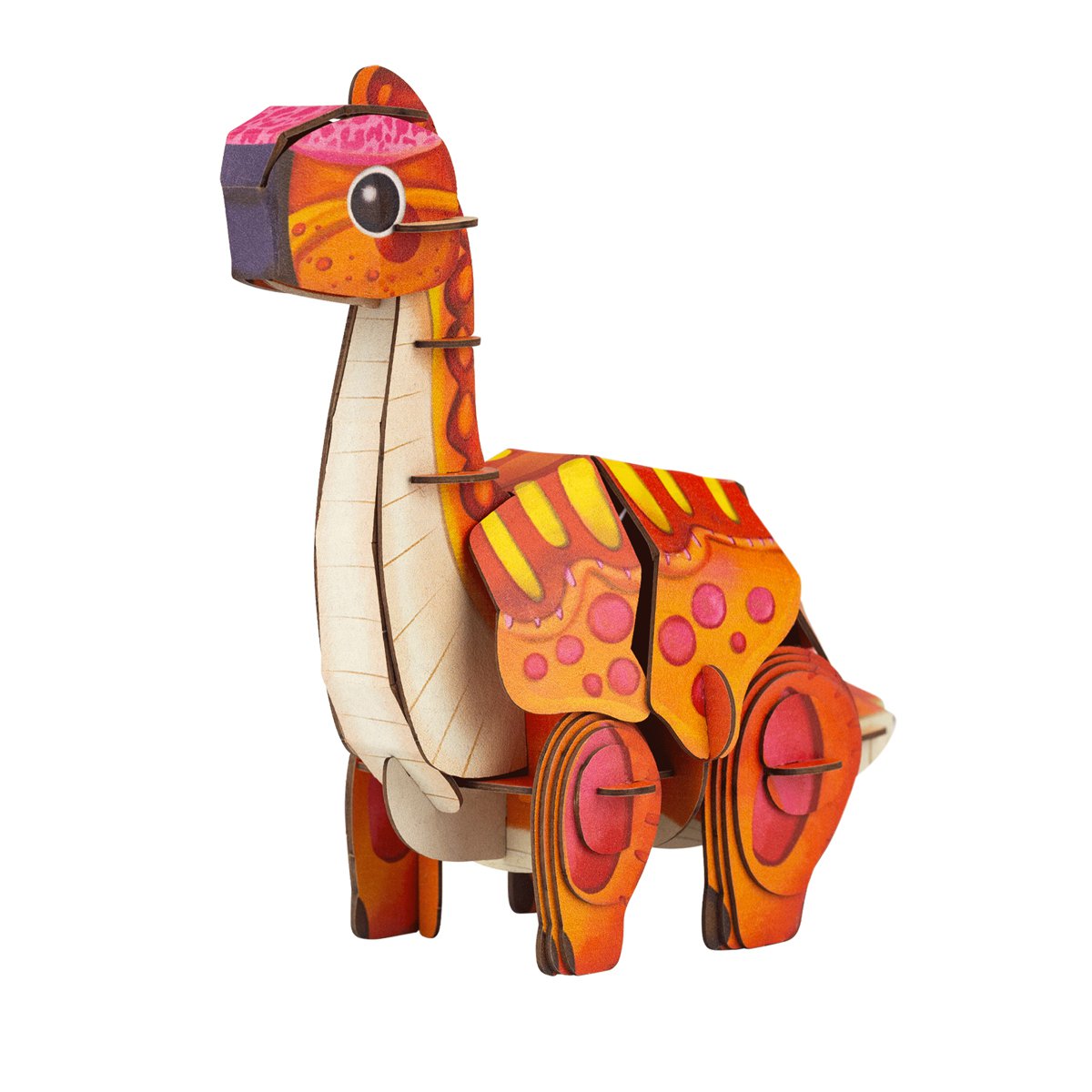 Mieredu - 3D Puzzel Build And Sound - Brachiosaurus