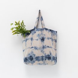 Tie Dye op natuurlijke linnen Big Bag