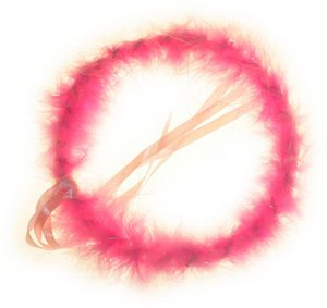 Party-Haarbänder – Rosa Halo