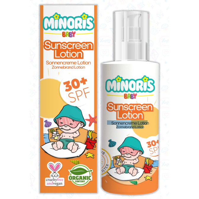 MINORIS BABY SUNSCREEN LOTION 30+ SPF 15OML