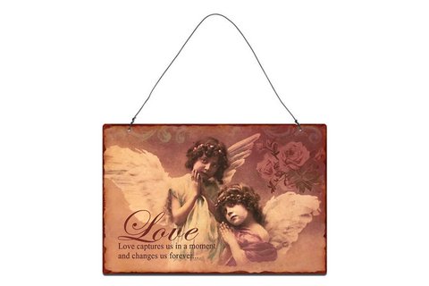 Metal sign Love 20x30 cm Isabelle Rose