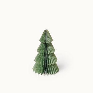Weihnachtsbaum aus Papier 15cm Christmas Green
