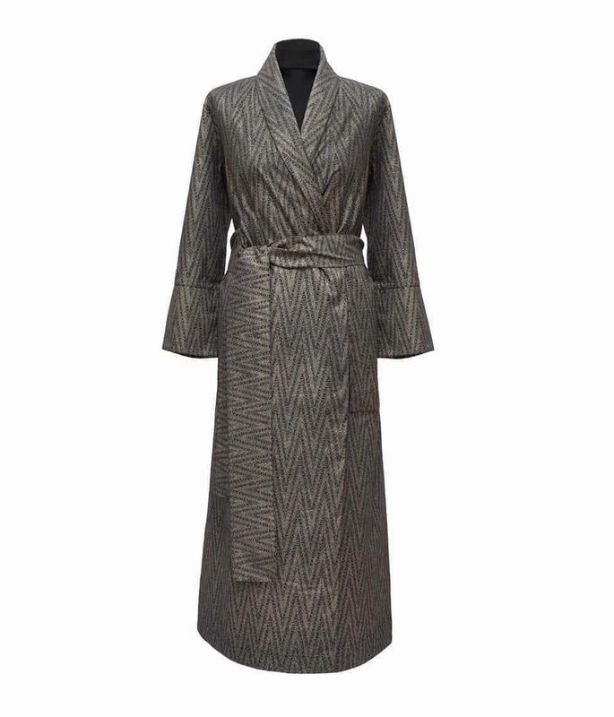 Satin badekåbe Twist Dark
