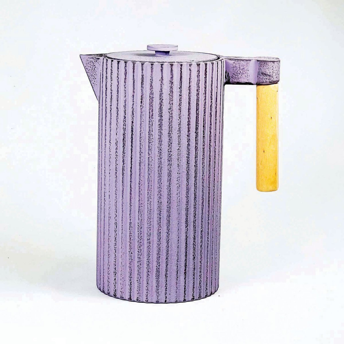 Si cast iron teapot, coffee pot 1.1l purple