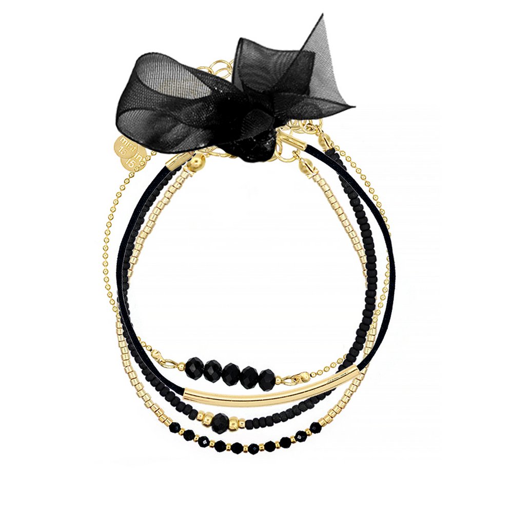 Armbåndssæt 'Black Chic'