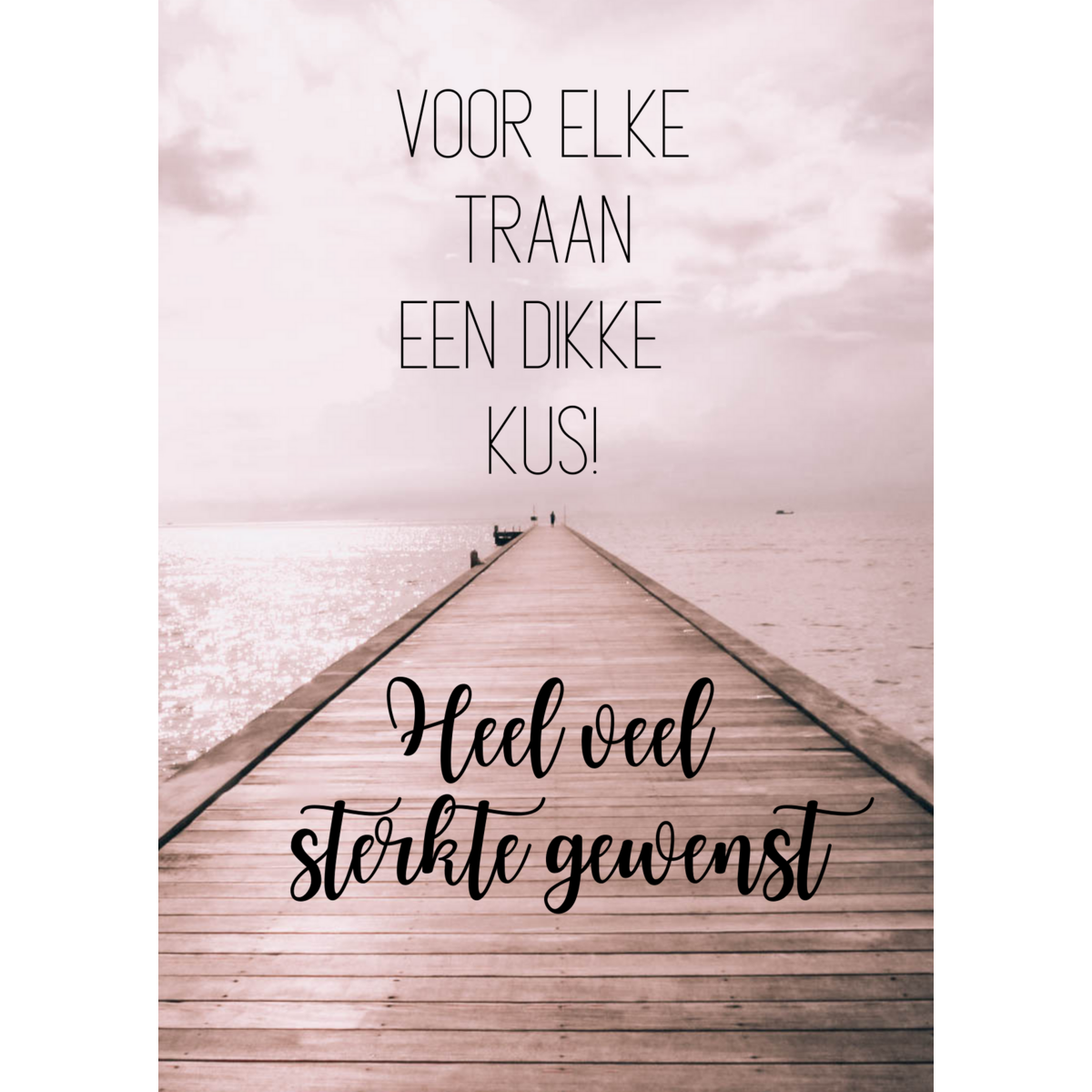 Ein großer Kuss für jede Träne