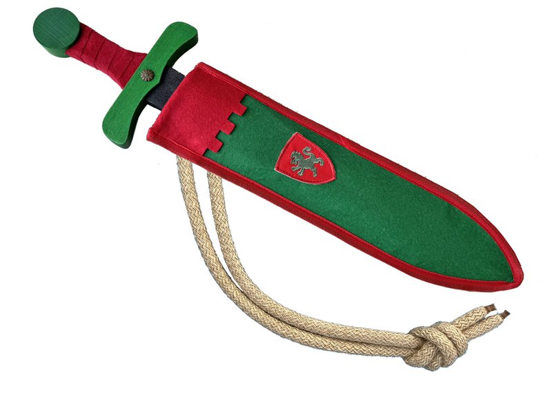 SWORD SOFTIK GREEN + LION POUCH - ST703F
