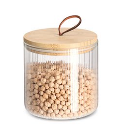 Storage jar with bamboo lid FSC 100%