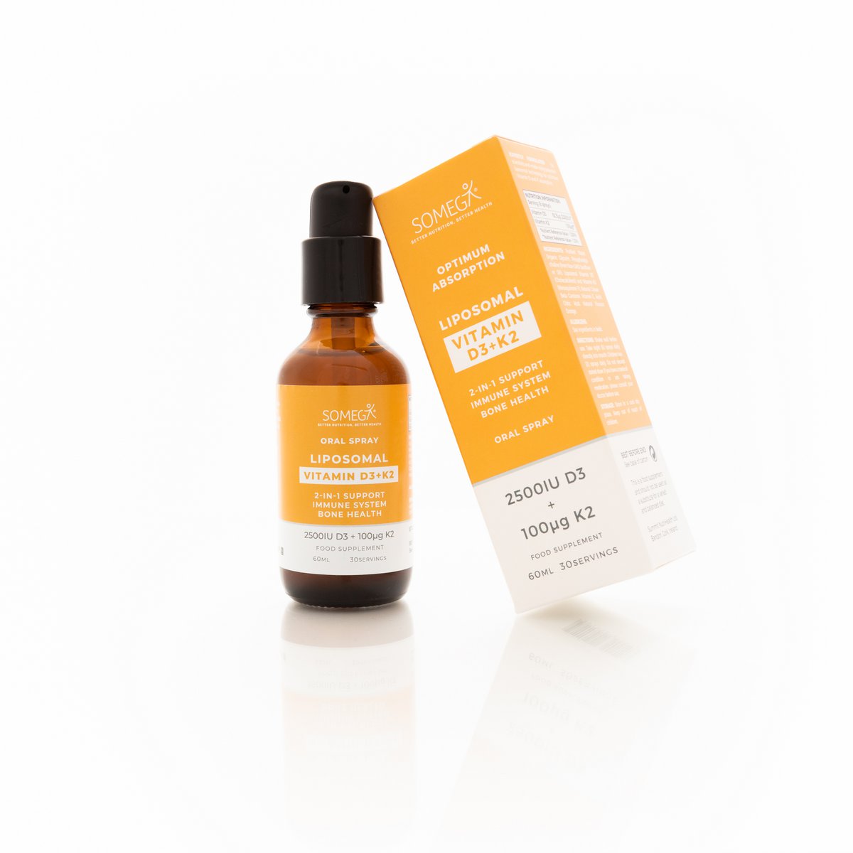 Liposomales Vitamin D3+K2 Mundspray