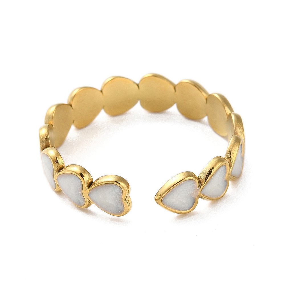 LOUIZ White Heart Ring