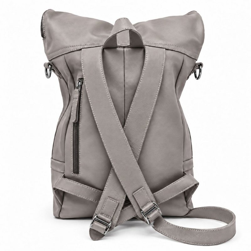 ROLLTOP RYGSÆK Rygsæk Leder grå