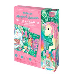 Glitter En Folie Kunst Set