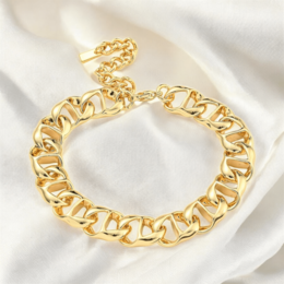 Nua – Wasserdichtes Goldkettenarmband