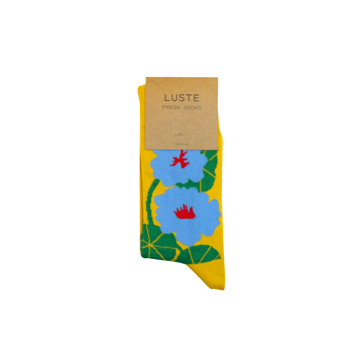 Stylische und bequeme nordisch inspirierte Baumwollsocken - Frische Socken Kapuzinerkresse