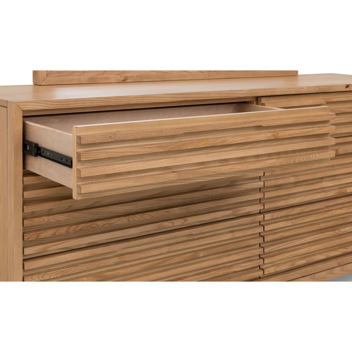 Tanner essenhouten dressoir met zes laden in vlas