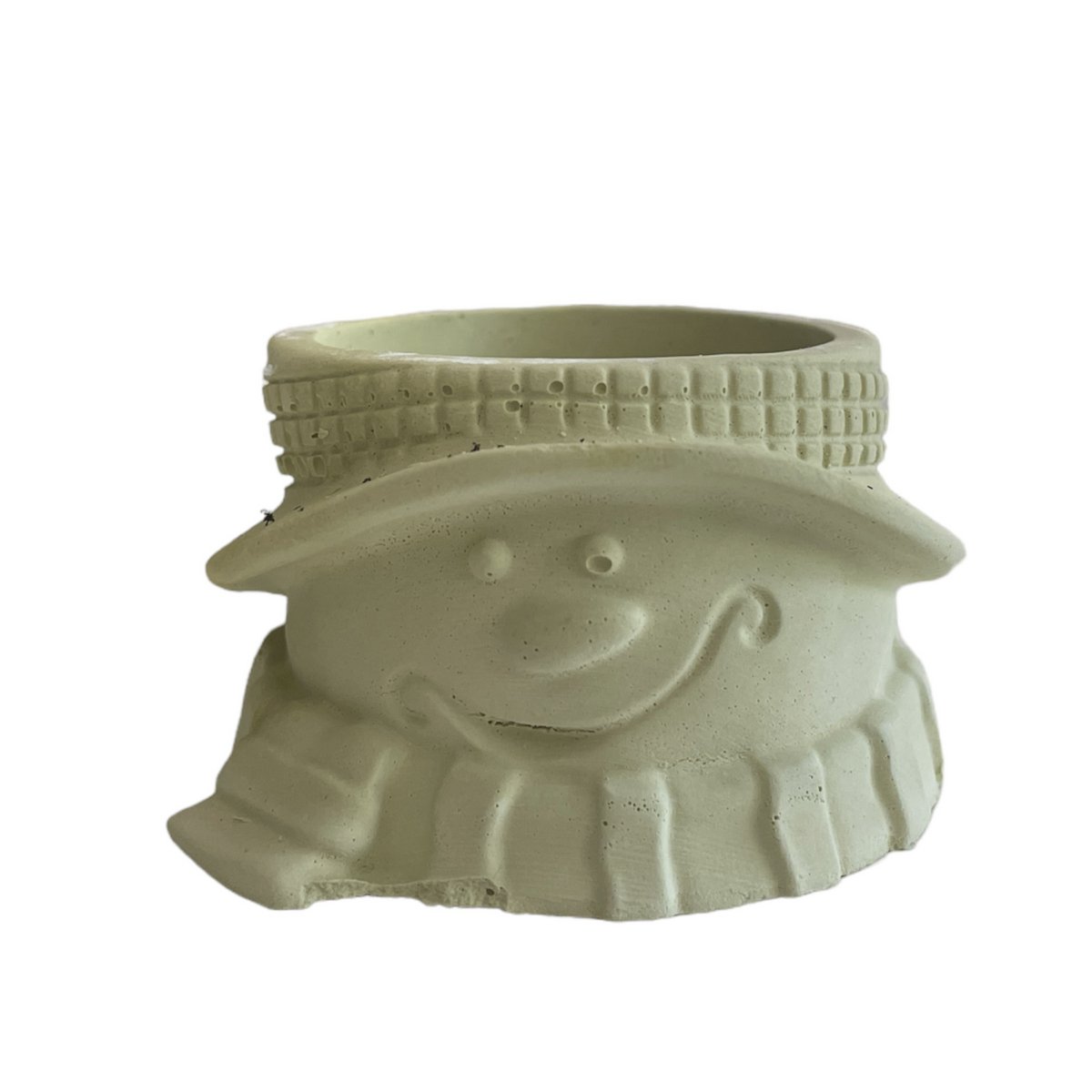 New In! Snowman Tealight Holder  - made of Jesmonite