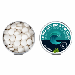 Feste Zahnpasta in Kautabletten – Fluoridfrei – 1 Monat