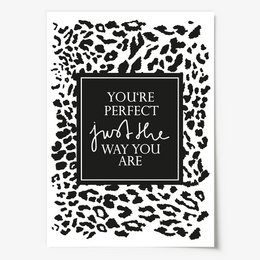Poster: You're perfect just the way you are