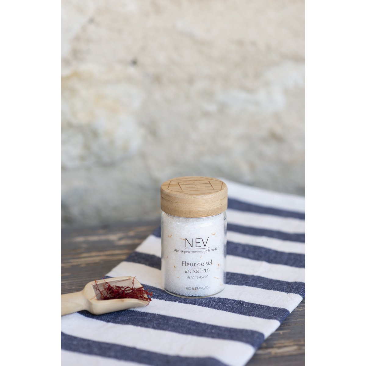 Fleur de sel met saffraan