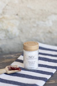 Fleur de sel with saffron