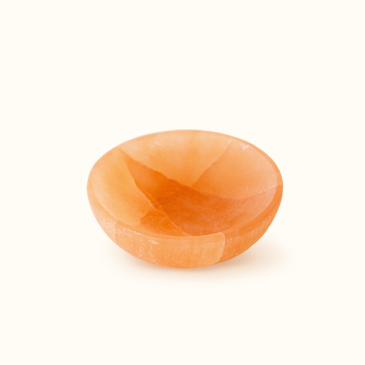 Selenite Bowl Perzik