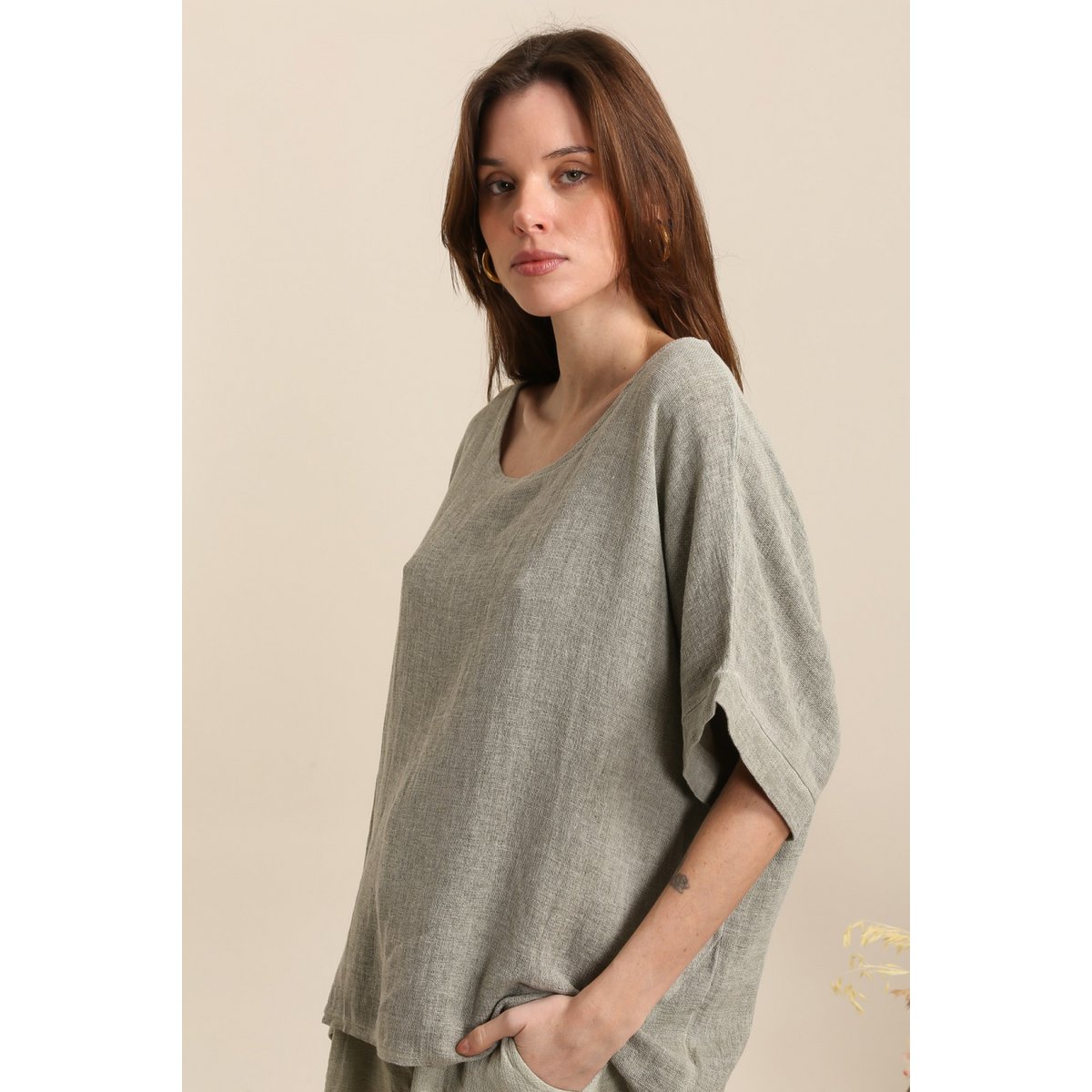 Linen blouse REF. 4649