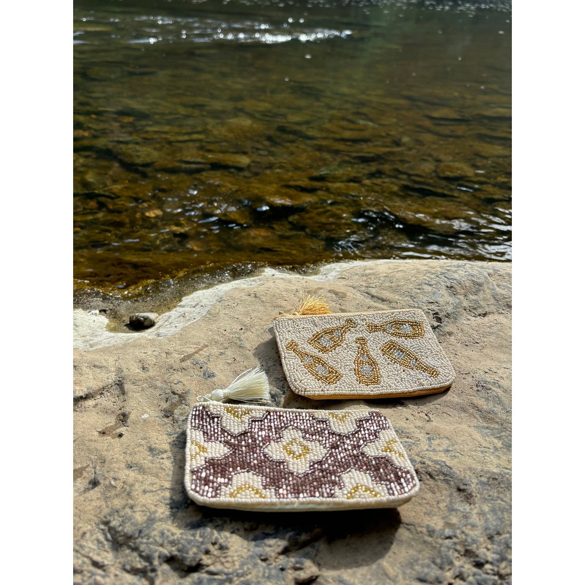 Handcrafted Beaded Classy Pouch * Gift *