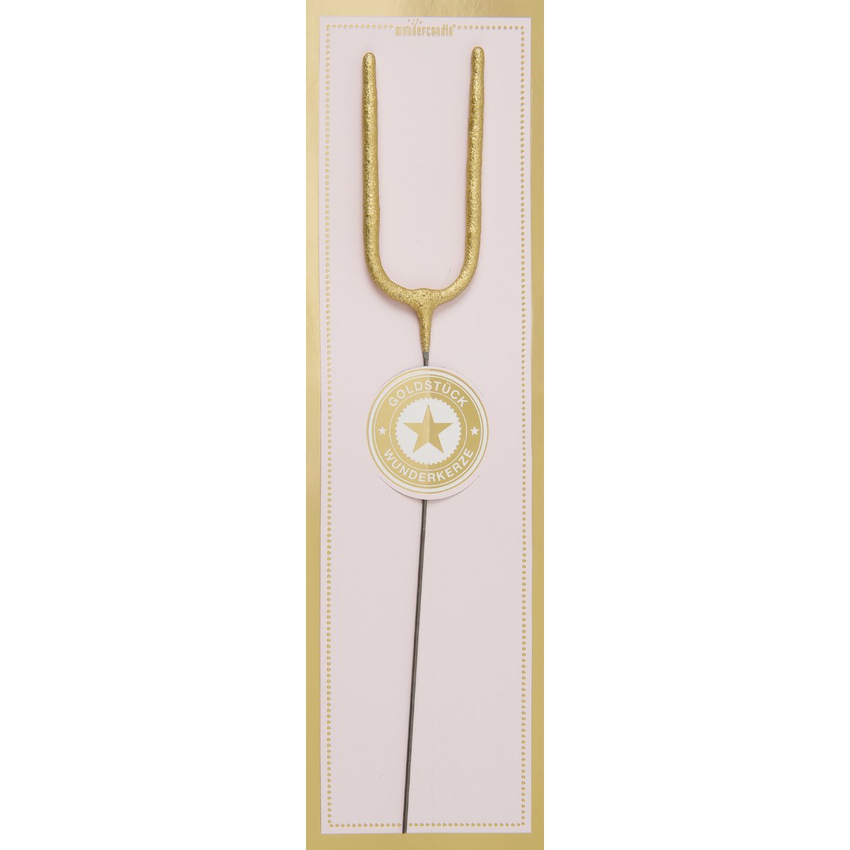 U gold Goldstück rosa Wondercandle® classic