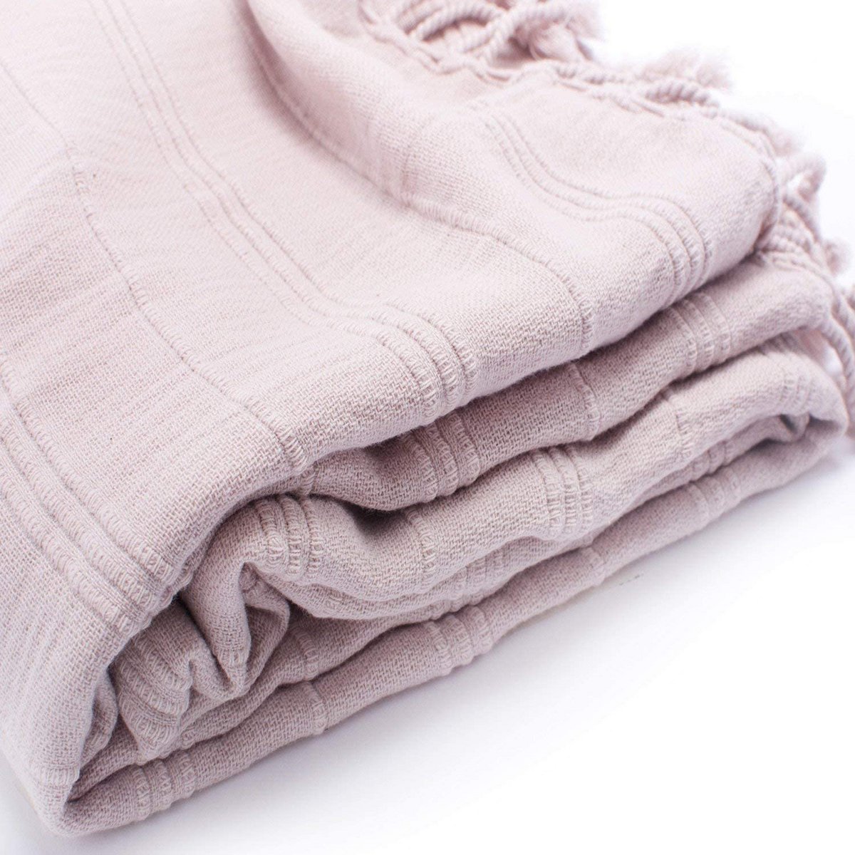 Stonewashed Beach Towel 100% Cotton Pink 160x100