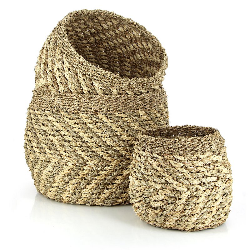 Seegras mand Chau medium, zeegras, maïsbladeren
