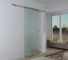 Puerta corredera de cristal puerta corredera puerta de cristal puerta de habitación cristal mate 1025 x 2050 mm