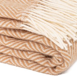Plaid WOOOL - Diamant (Beige)