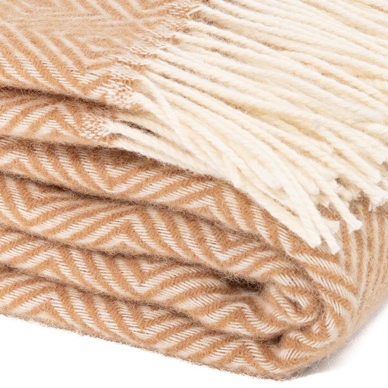 Plaid WOOOL - Diamant (Beige)
