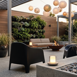 Lampe de table Solaire Coco Or