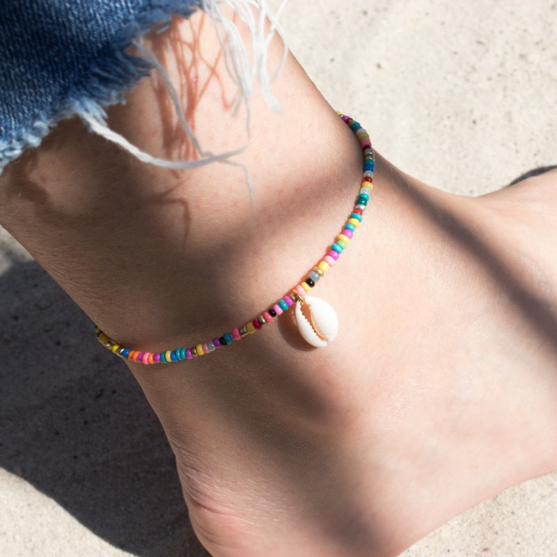 Ankelperler | Shell | Flerfarvet