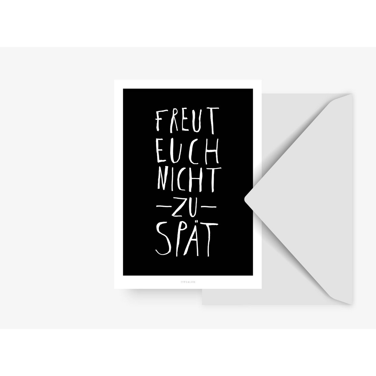 Postkarte / Freut Euch