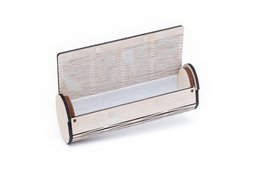 Krea-Wood Handcrafted Oak Reading Glasses Case, made by oak wood, vintage white colour