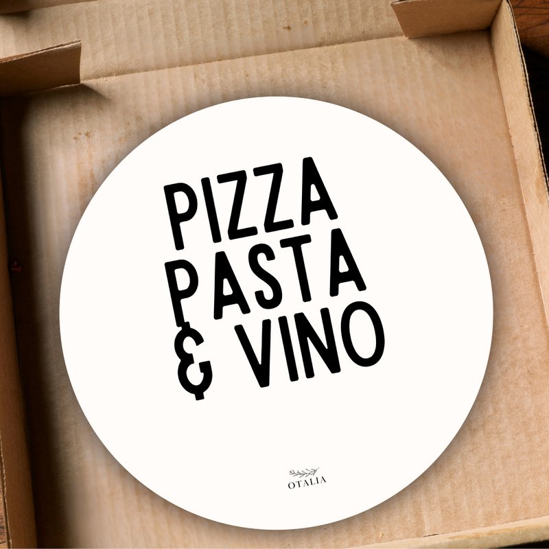 Pizzaæske: pizza pasta & vino - Decocard