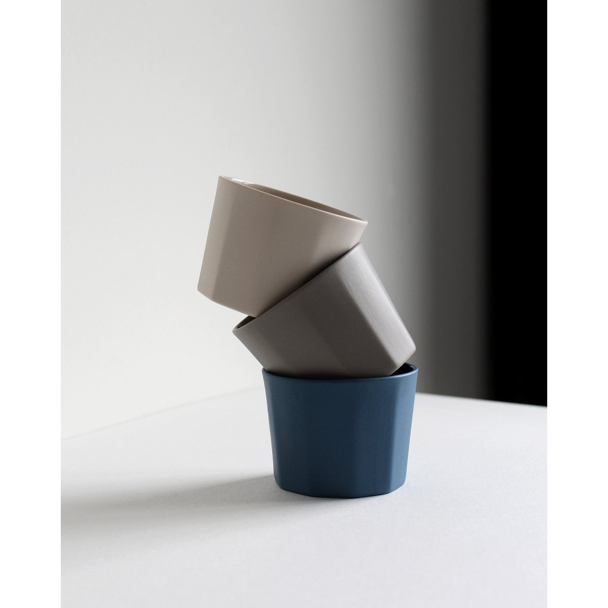 Tazza da cappuccino segmentata | blu