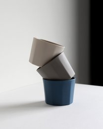 Cappuccino-Becher segmentiert | Blau